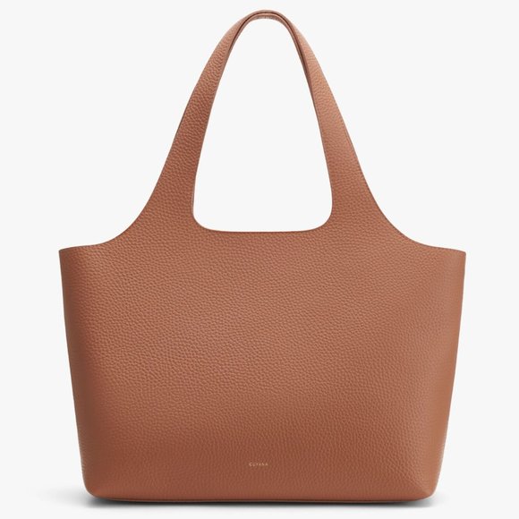 Cuyana Handbags - Cuyana System Tote Caramel Leather Bag - 16" NWT